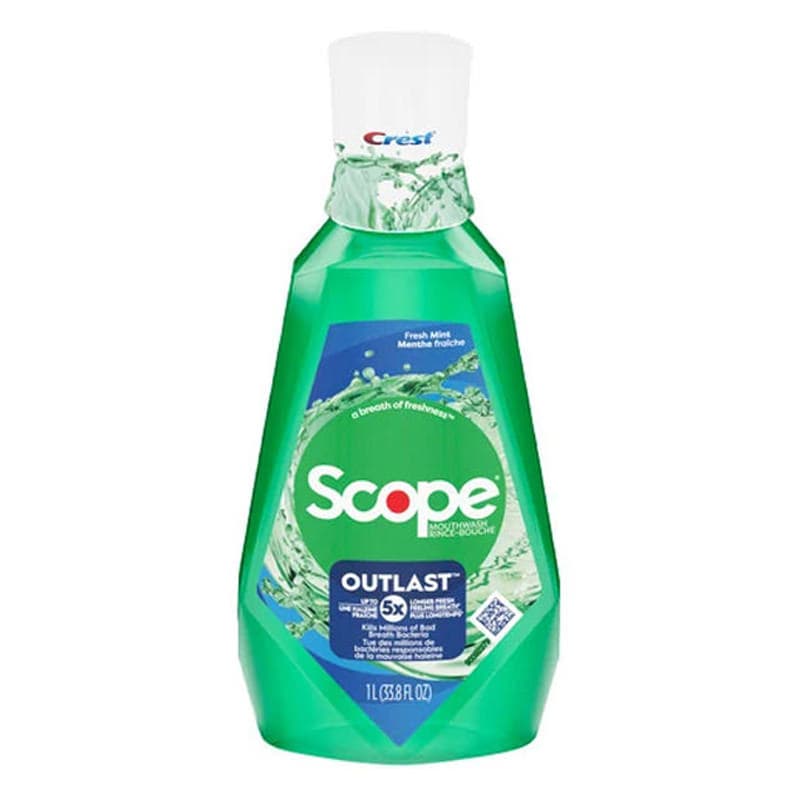 Crest Scope Outlast Mouthwash, 1 L - Image 1