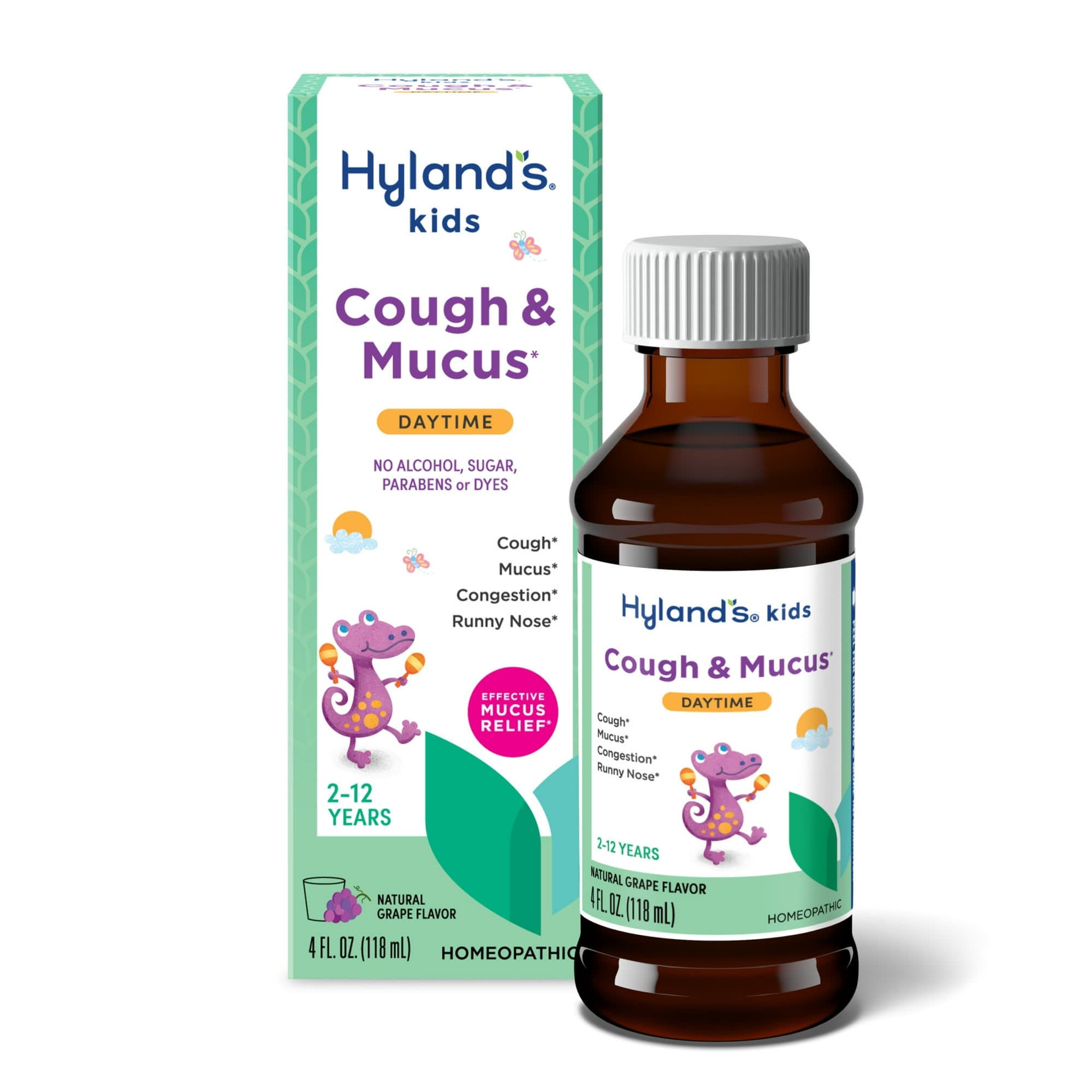 Hyland's Naturals Kids Cough & Mucus, Day, 4 oz - Each - Image 1