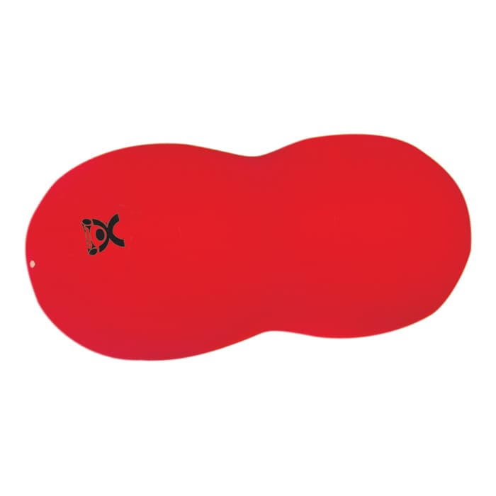 CanDo Inflatable Exercise Saddle Roll, 28 x 47 Inch, Red - Image 1