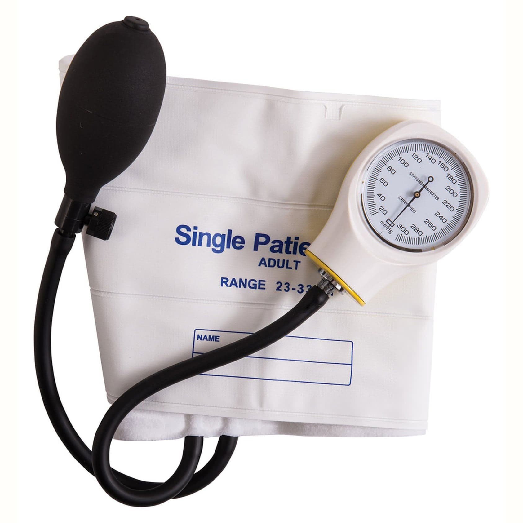 Mabis Nylon Cuff Aneroid Sphygmomanometer, Large Adult Size - Box of 5 - Image 1
