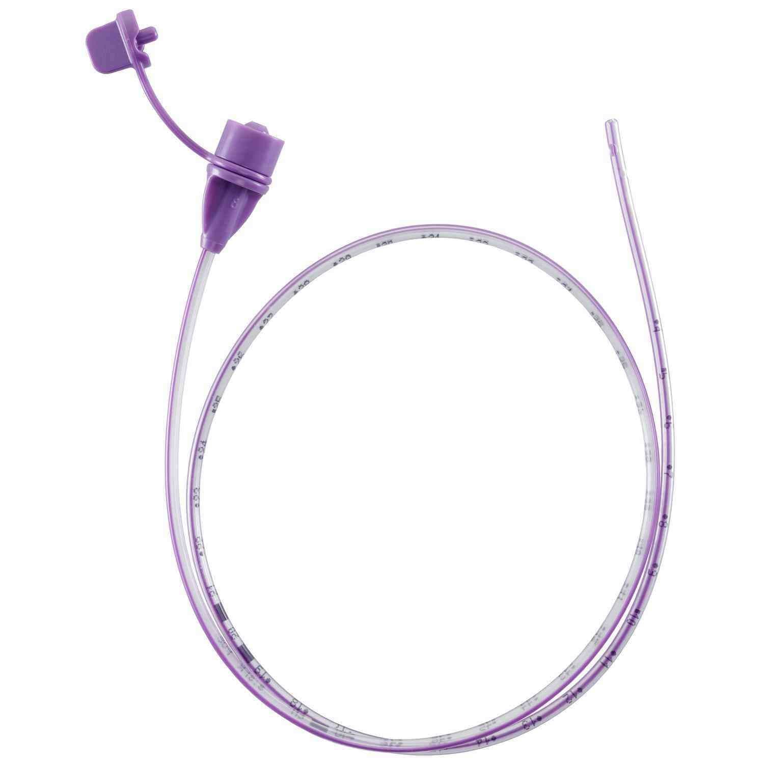 NeoMed PVC Nasogastric Feeding Tube, 6.5 Fr, 60 cm, Purple - Package of 25 - Image 1