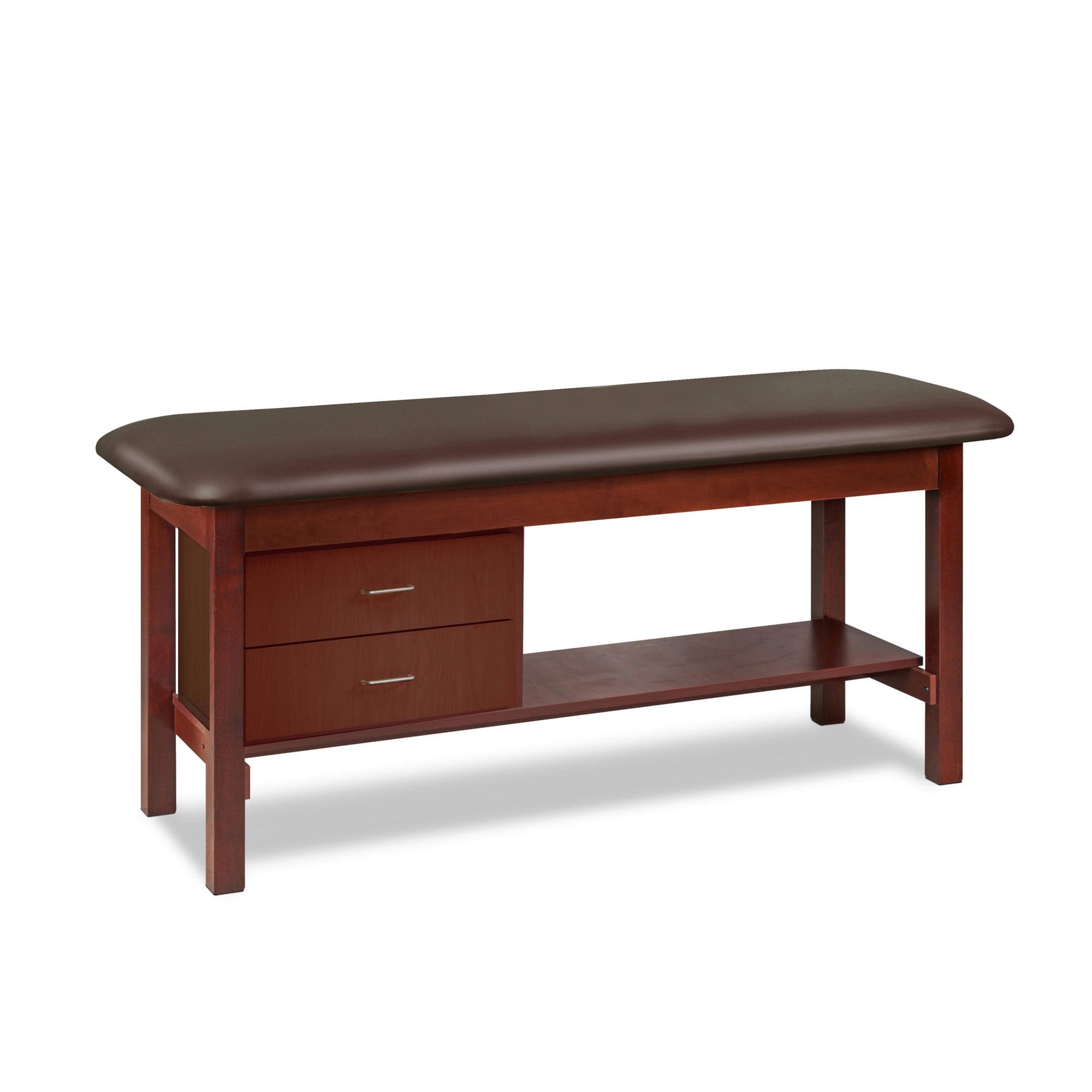 Clinton flat top classic series treatment table with drawers - Image 4