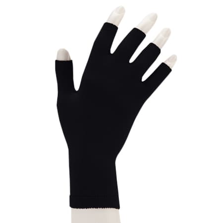 Juzo Classic Seamless Glove 20-30mmHg, Black, Medium - Image 1