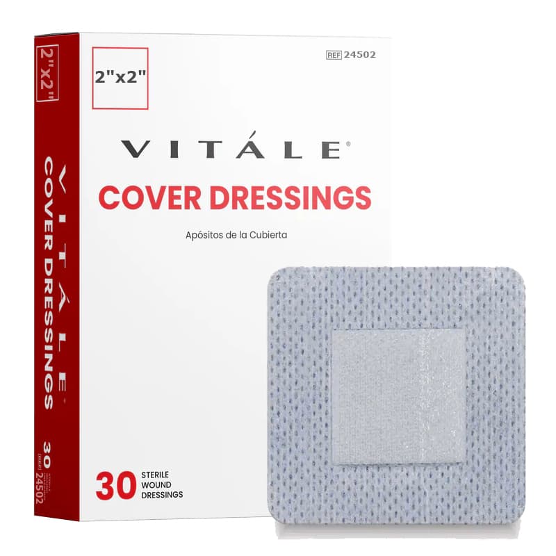 Vitale Cover Dressing, 2 x 2 Inch - Box of 30 - Image 1