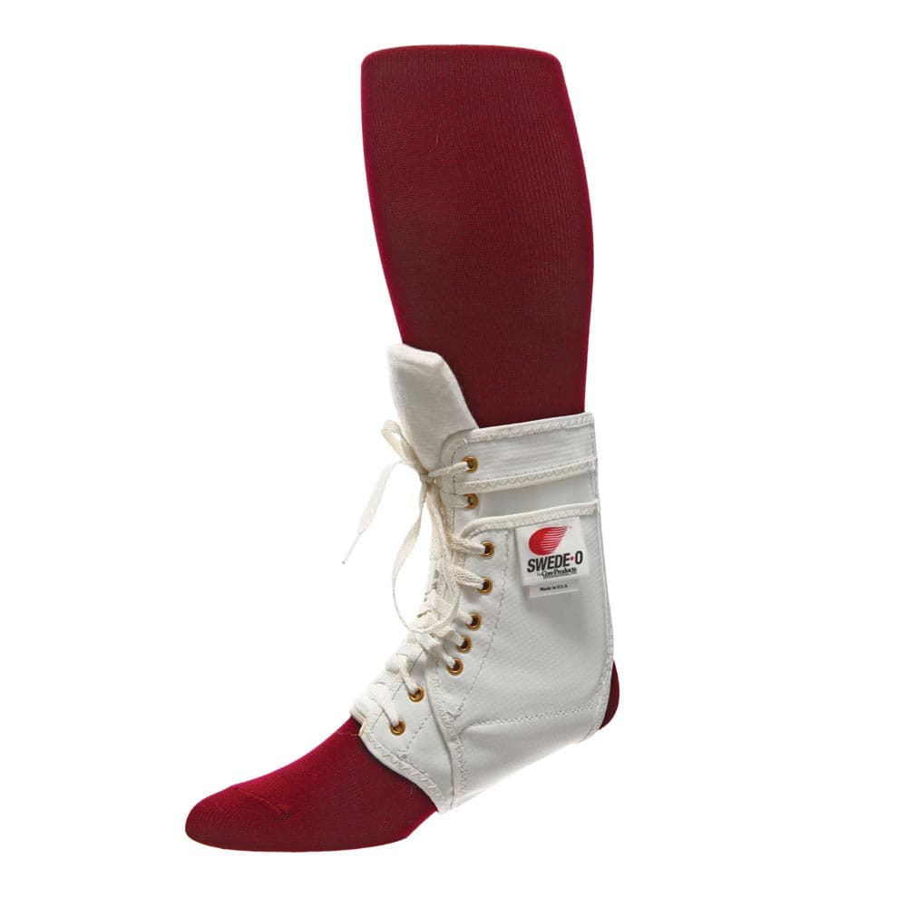 Swede-O Ankle Lok Brace Padded Tongue, White - Image 1
