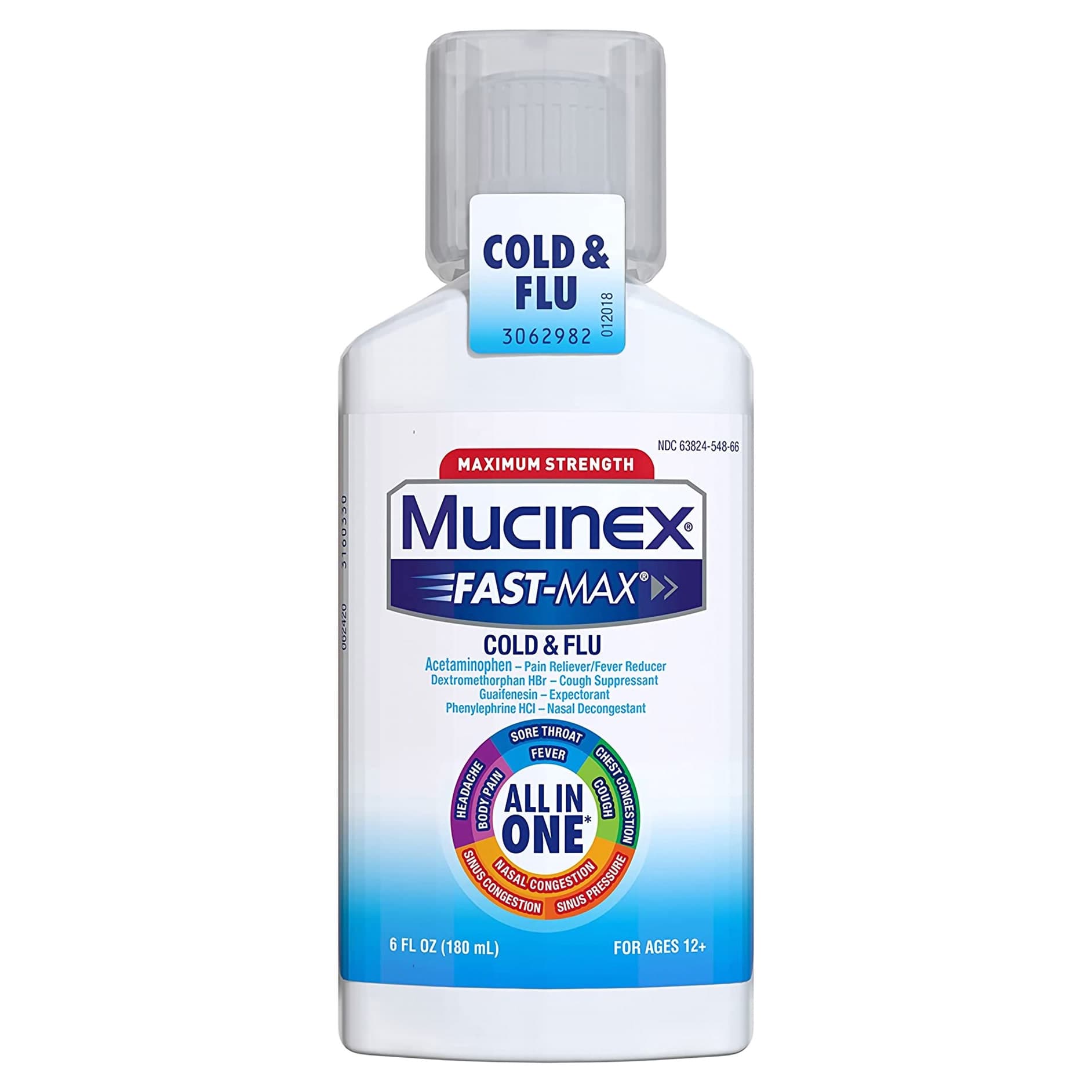 Mucinex Fast-Max Cold & Flu Cold And Cough Relief Liquid