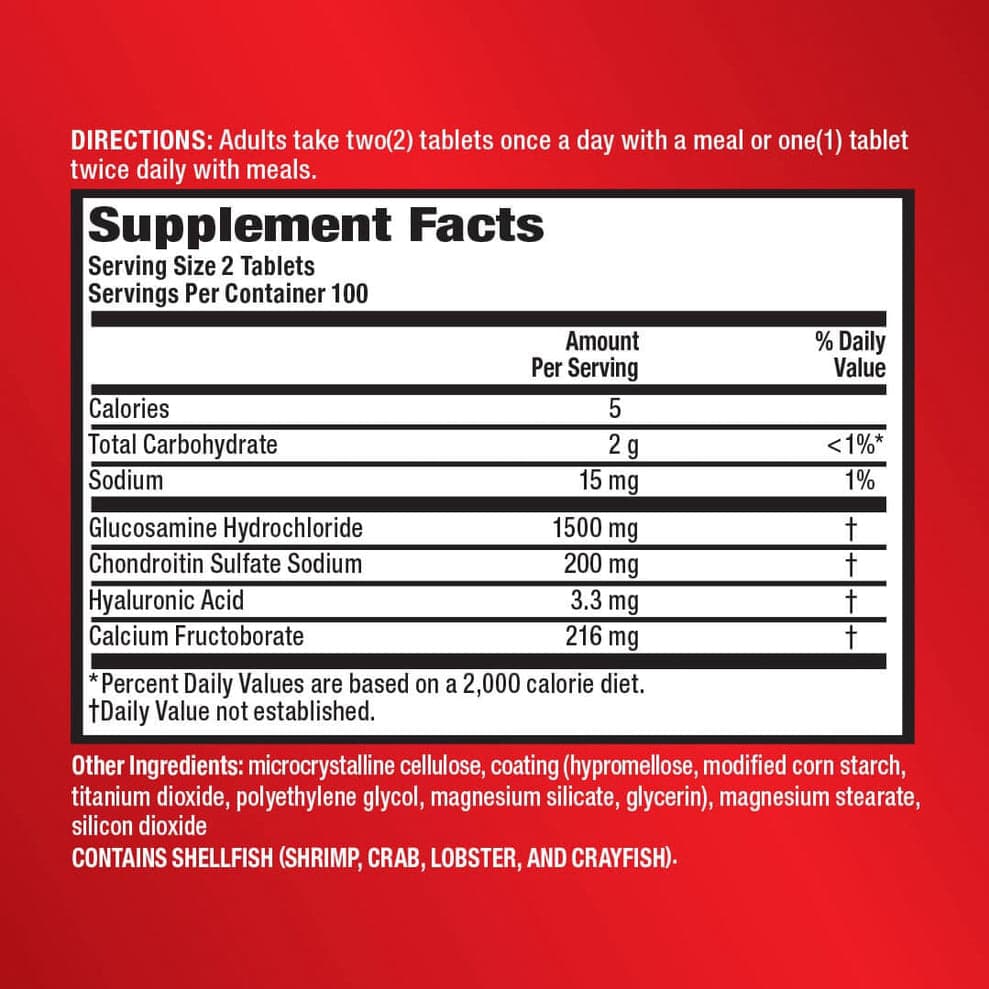 Move Free Advanced Glucosamine + Chondroitin Joint Supplement - Image 2