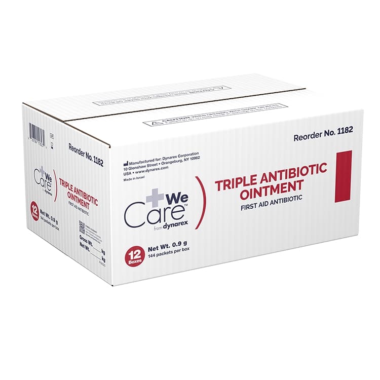 Dynarex Triple Antibiotic Ointment, 0.9 gram - Box of 144 - Image 1