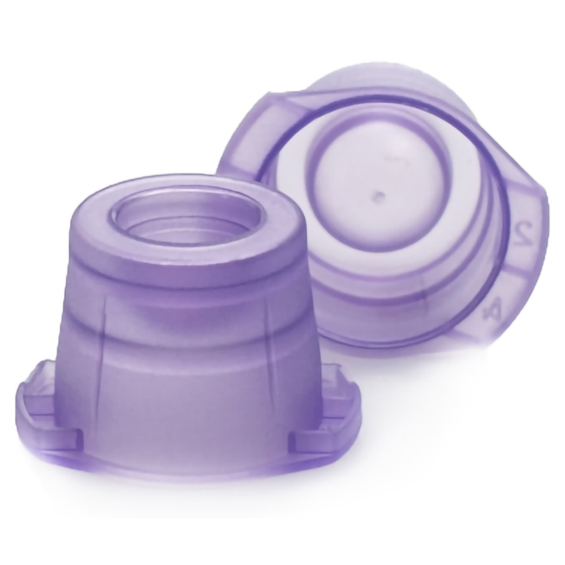 McKesson NonSterile Tube Closure, Universal, Snap Cap, Lavender, 12 mm, 13 mm and 16 mm - Bag of 1000 - Image 1