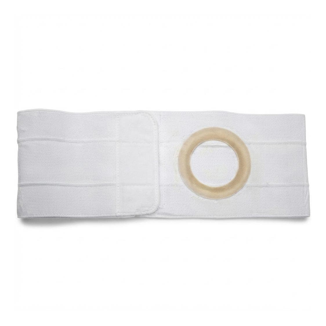Nu-Hope 7" Regular Ostomy Belt without Prolapse Flap, 3-1/8 Inch Large, White - Each - Image 1