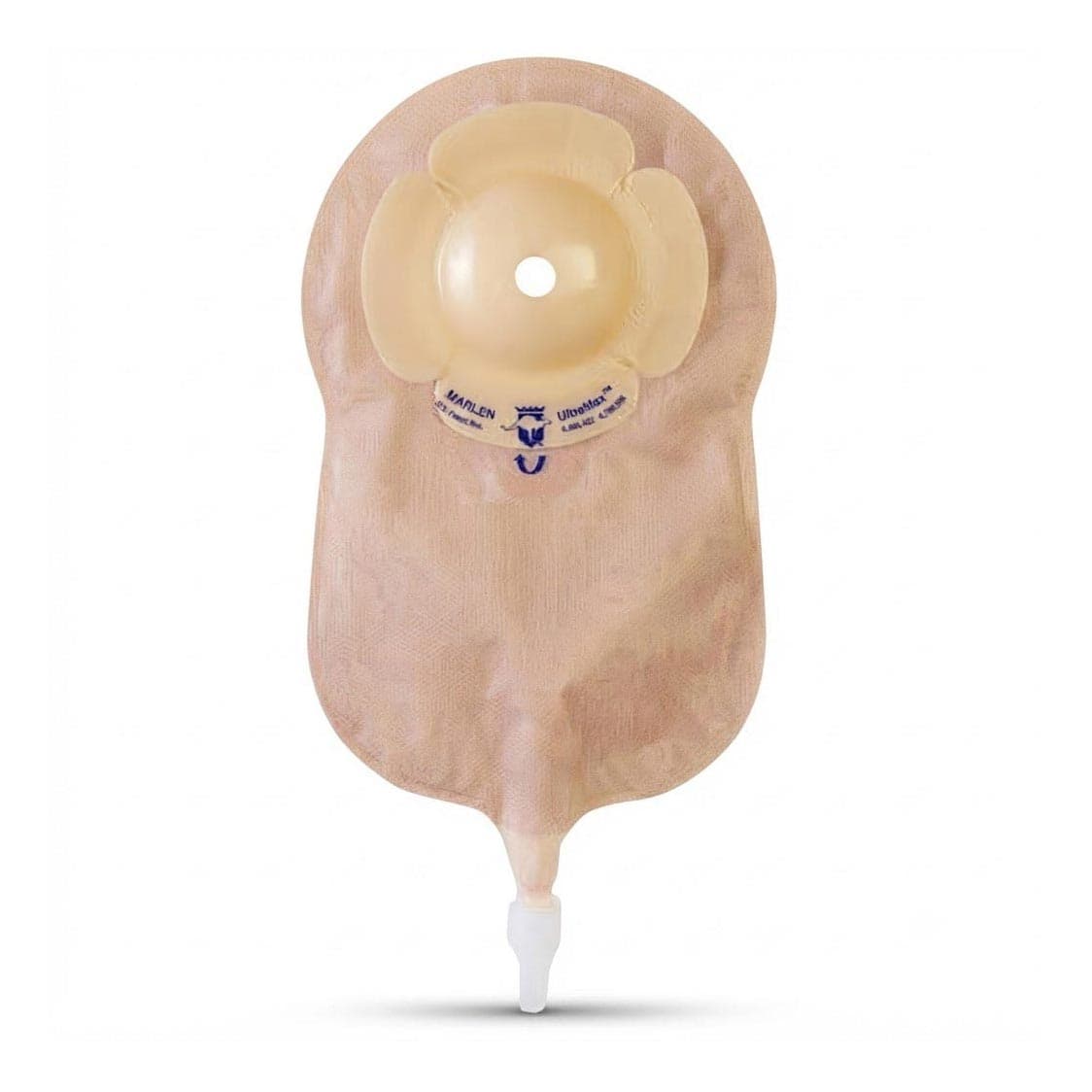 UltraMax 1-Piece Deep Convex Urostomy Pouch, Pre-Cut, 1 Inch - Box of 5 - Image 1