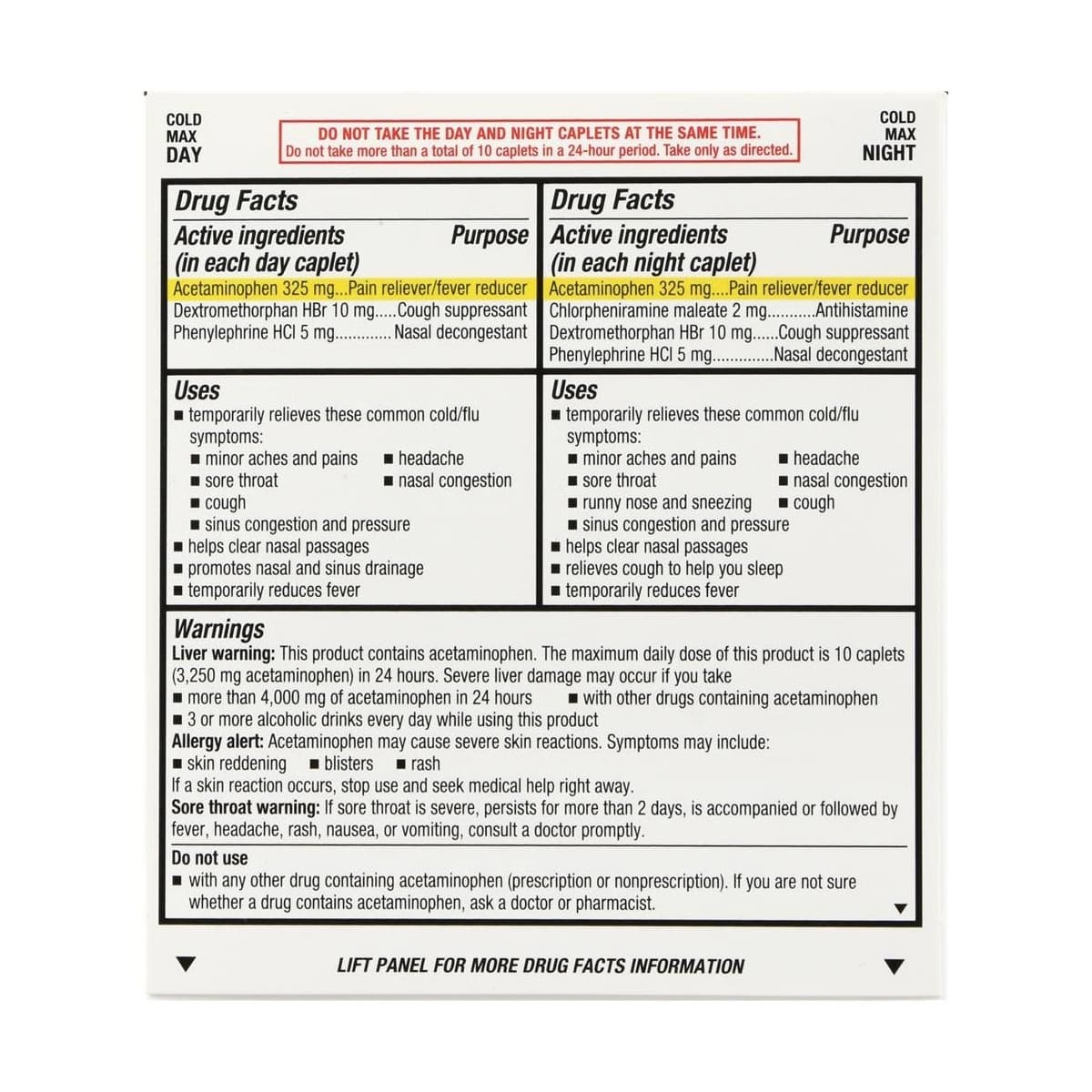 GoodSense Day and Night Time Multi-Symptom Cold Caplet, 20 Count - Image 3
