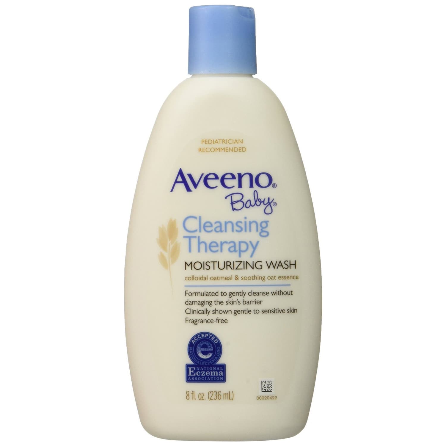 Aveeno Baby Soap Liquid Bottle Unscented, 8 oz - Case of 12 - Image 1