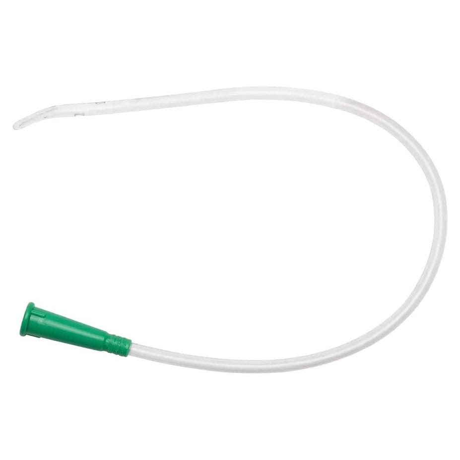 FloCath Hydrophilic Intermittent Catheter with coude tip 14 Fr, Green - Each - Image 1