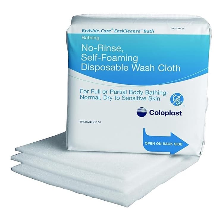 Coloplast Bedside-Care EasiCleanse Bath Wipe - Package of 30 - Image 1