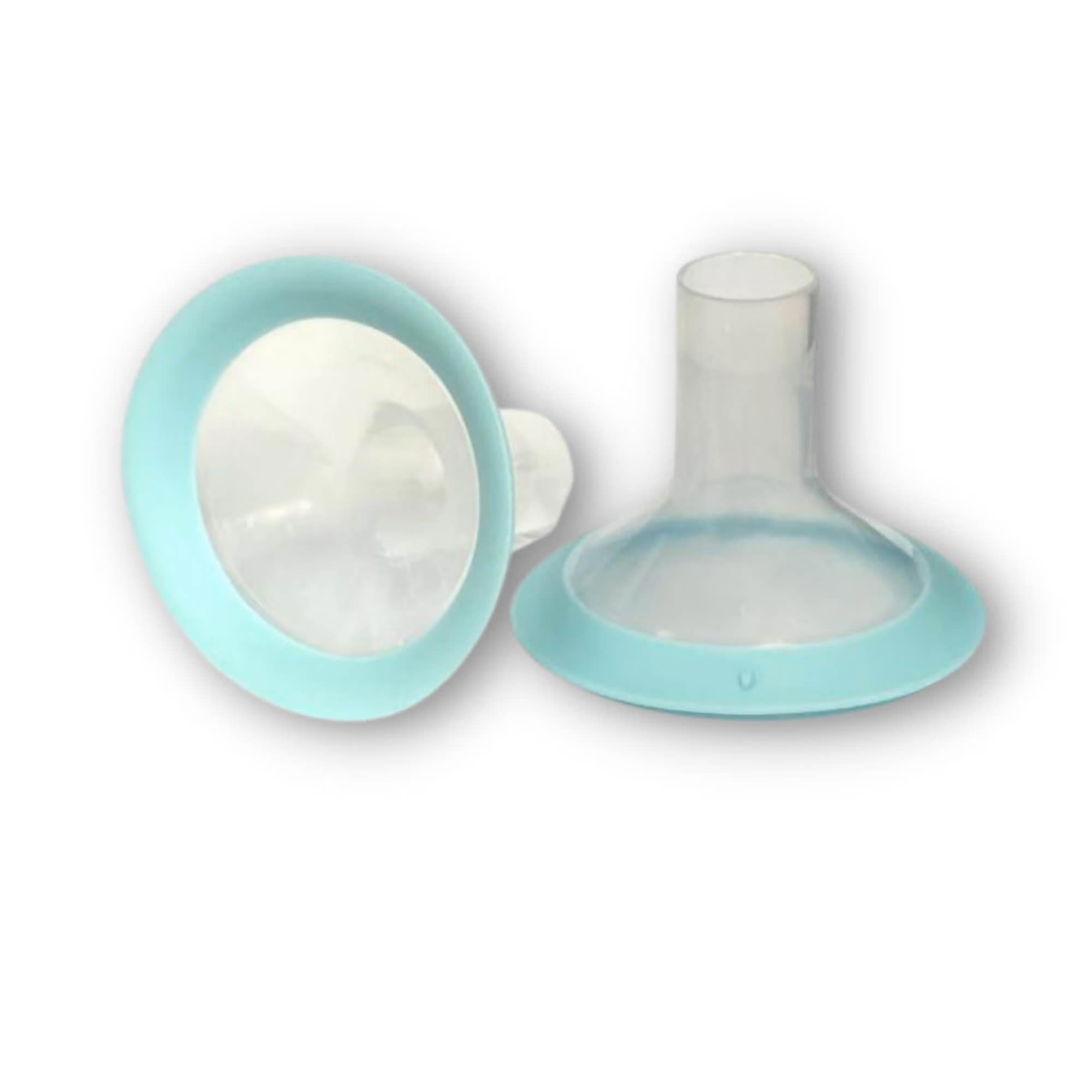 Zomee Flex Reusable Plastic Breast Shield Set, 21mm - Set of 2 - Image 1