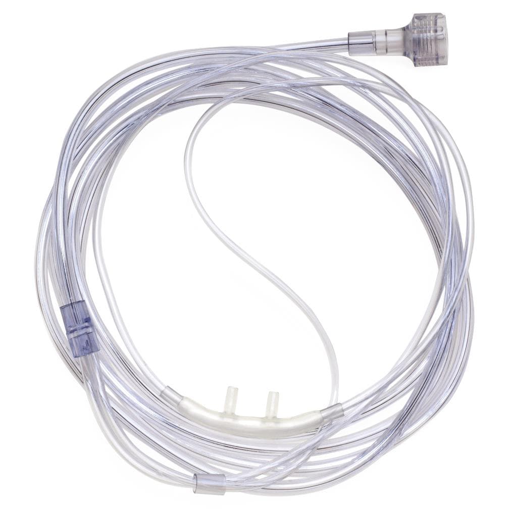 Hudson RCI Softech Adult Nasal Cannula with 7 ft Star Lumen Tubing, Universal Connector - Each - Image 1