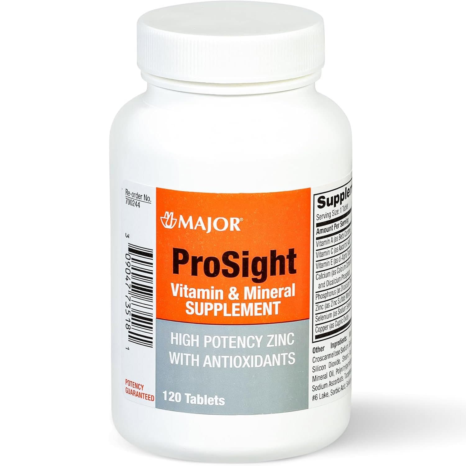 Major Prosight Vitamin and Mineral Supplement with High Potency Zinc and Antioxidants - Image 1