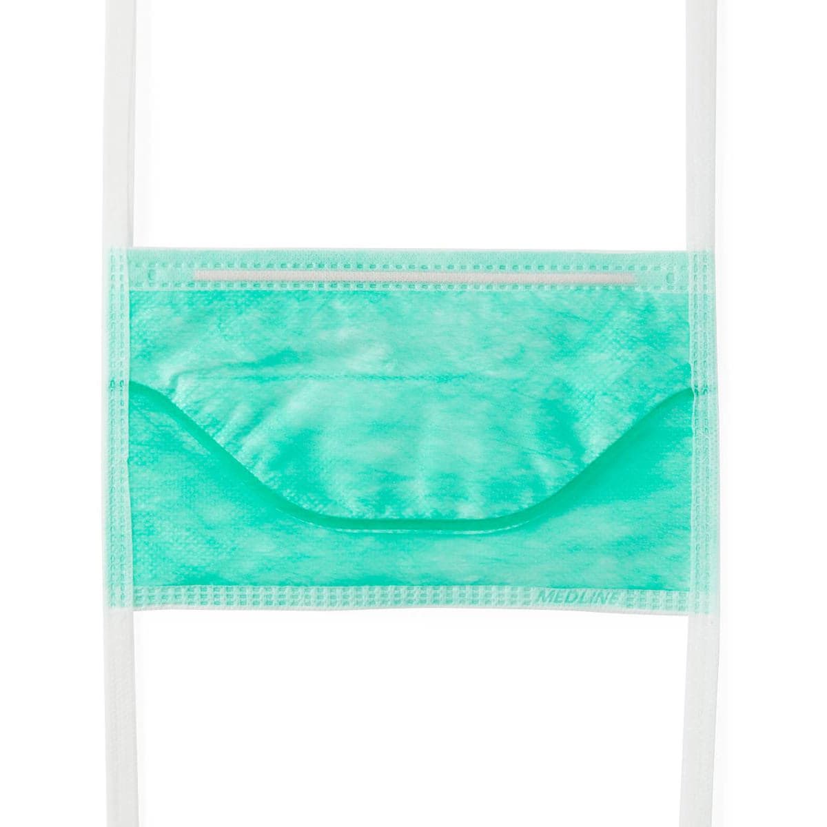 Medline ASTM Level 1 Duckbill Surgical Mask with Ties - Image 4