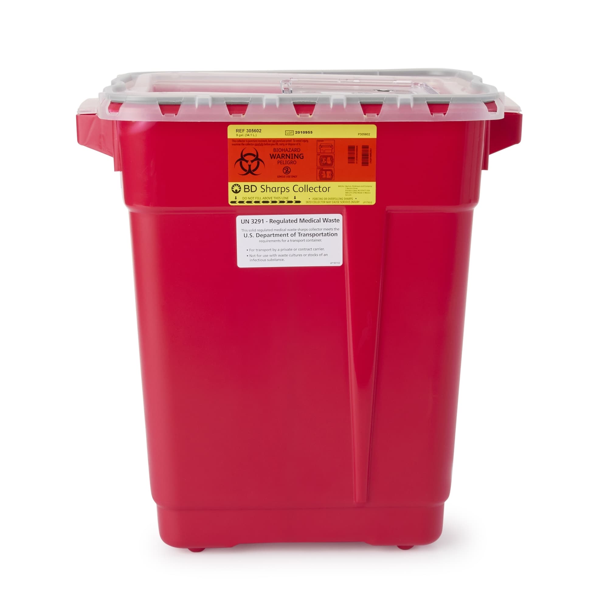 BD Large and Extra Large Sharps Container, Slide Top - Image 3