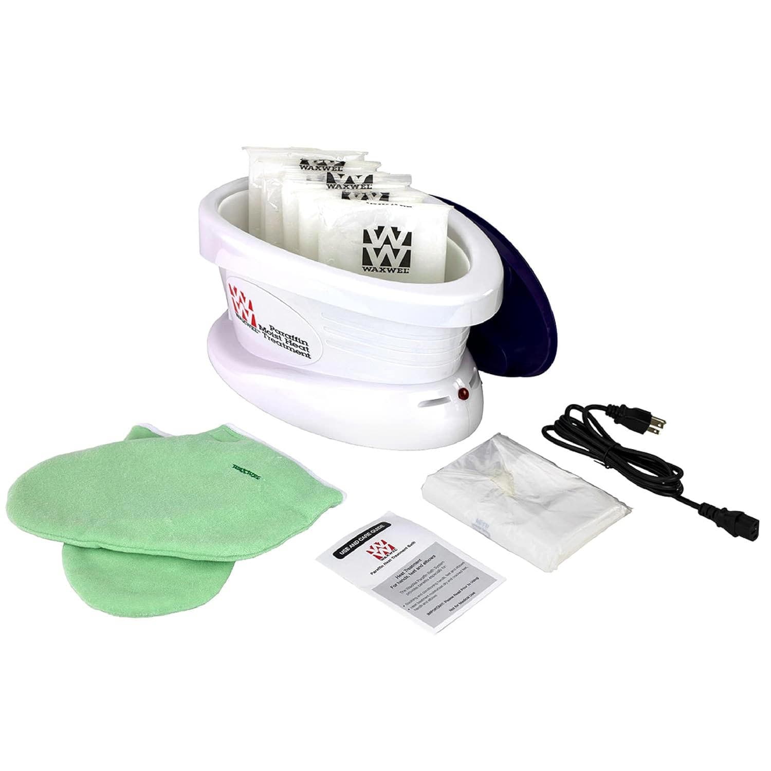 Waxwel Paraffin Moist Heat Treatment Bath Kit, Rose - Image 1