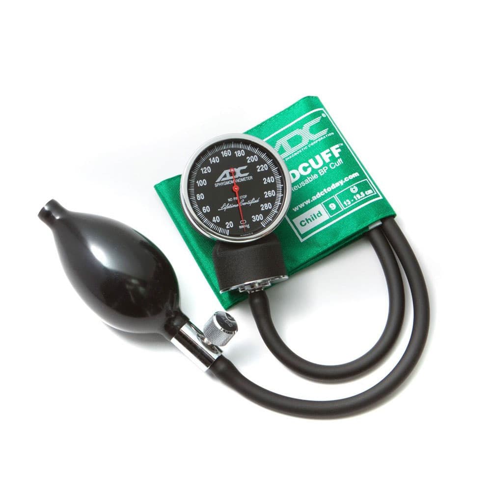 ADC Diagnostix Pocket Aneroid Sphyg, Green child - Image 1