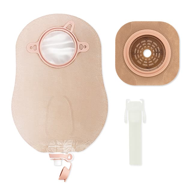 New Image 2-Piece Urostomy Pouch, Transaparent, 2-3/4 Inch - Each - Image 1