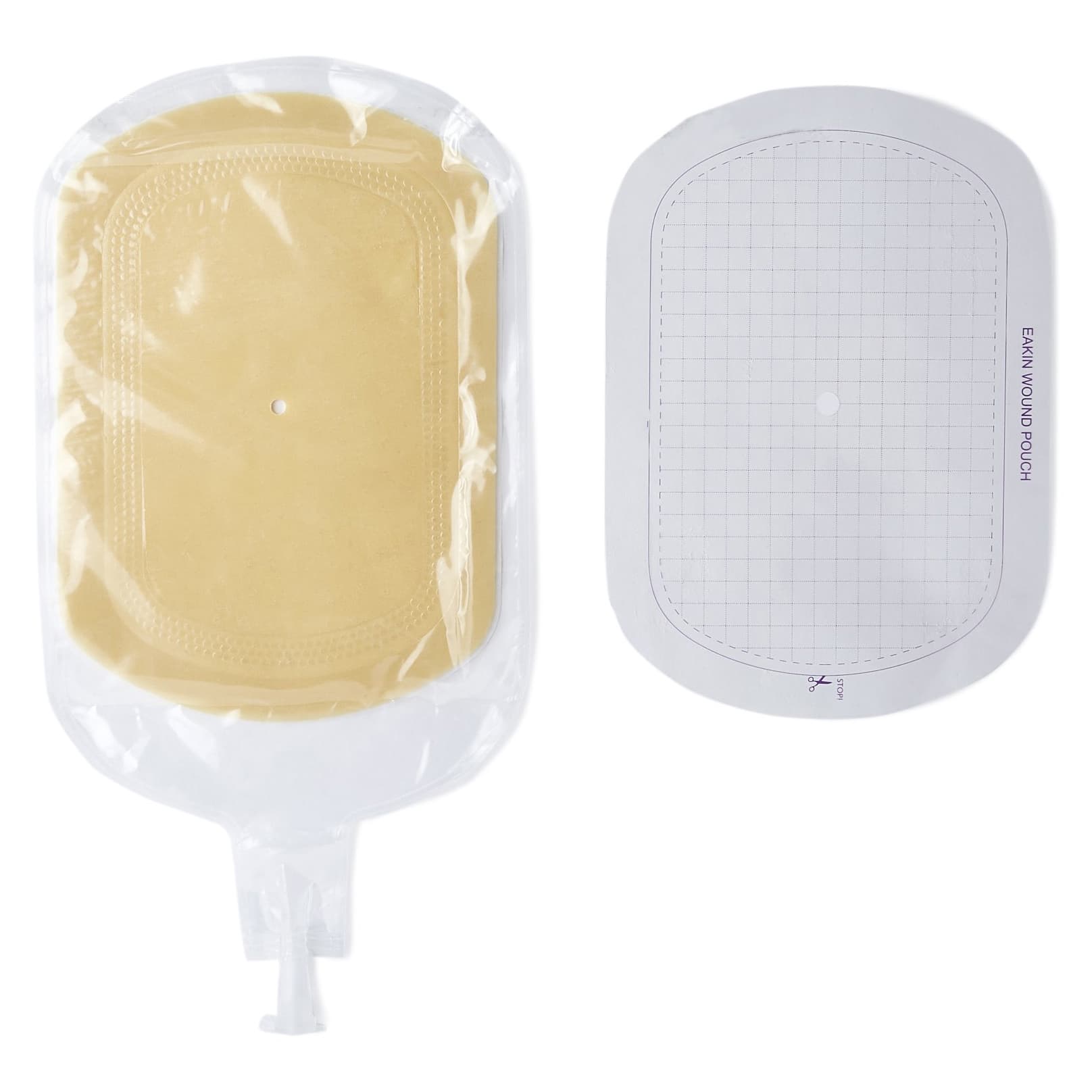 Eakin Wound Pouch with Remote Drainable Attachment, 6.3 x 9.7 Inch - Box of 5