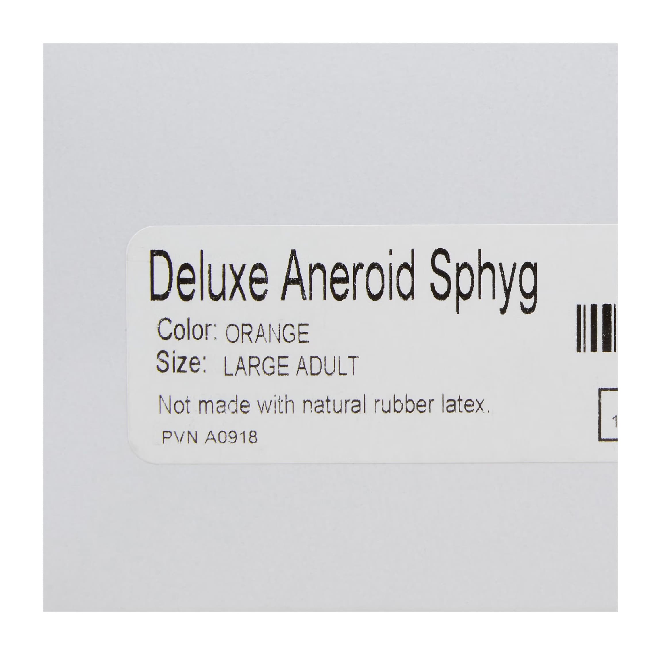 McKesson Deluxe Aneroid Sphygmomanometer Unit Nylon Cuff Dial Display 2-Tubes Palm Aneroid - Image 3