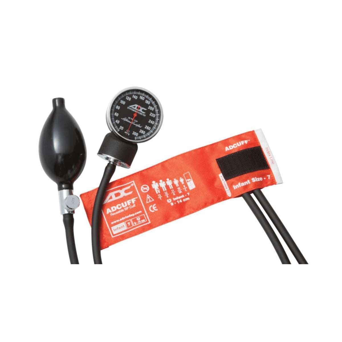 ADC Diagnostix Pocket Aneroid Sphyg, Orange infant - Image 1