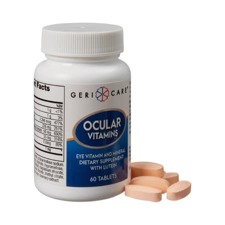 Geri-Care Eye Vitamin Supplement Tablet - Case of 720 - Image 1