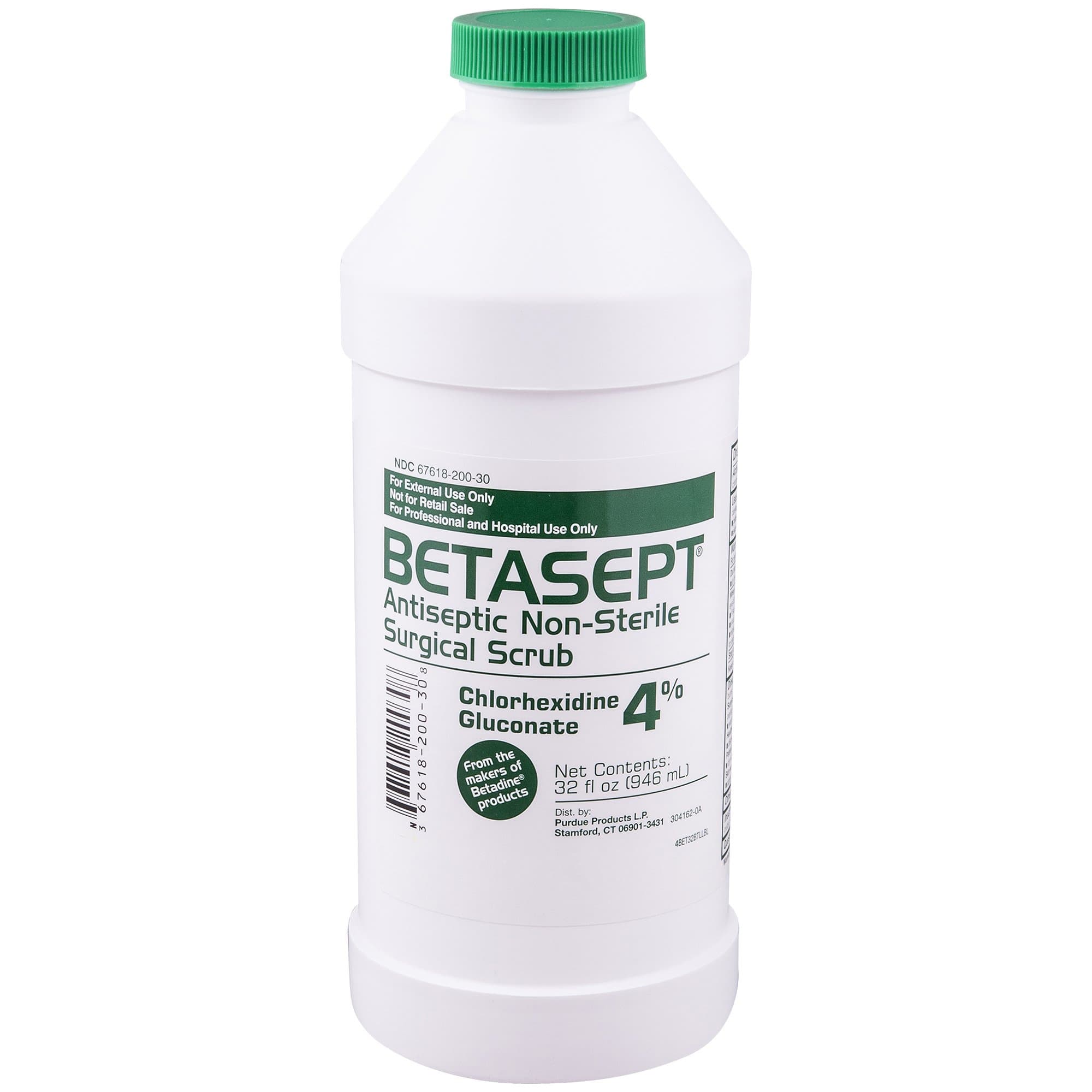 Betasept Antiseptic Surgical Scrub Solution, 4 % CHG, 32 oz - Each - Image 1