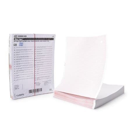Vital Signs Diagnostic Recording Paper Z-Fold, 8-1/2 x 11 Inch - Package of 300 - Image 1