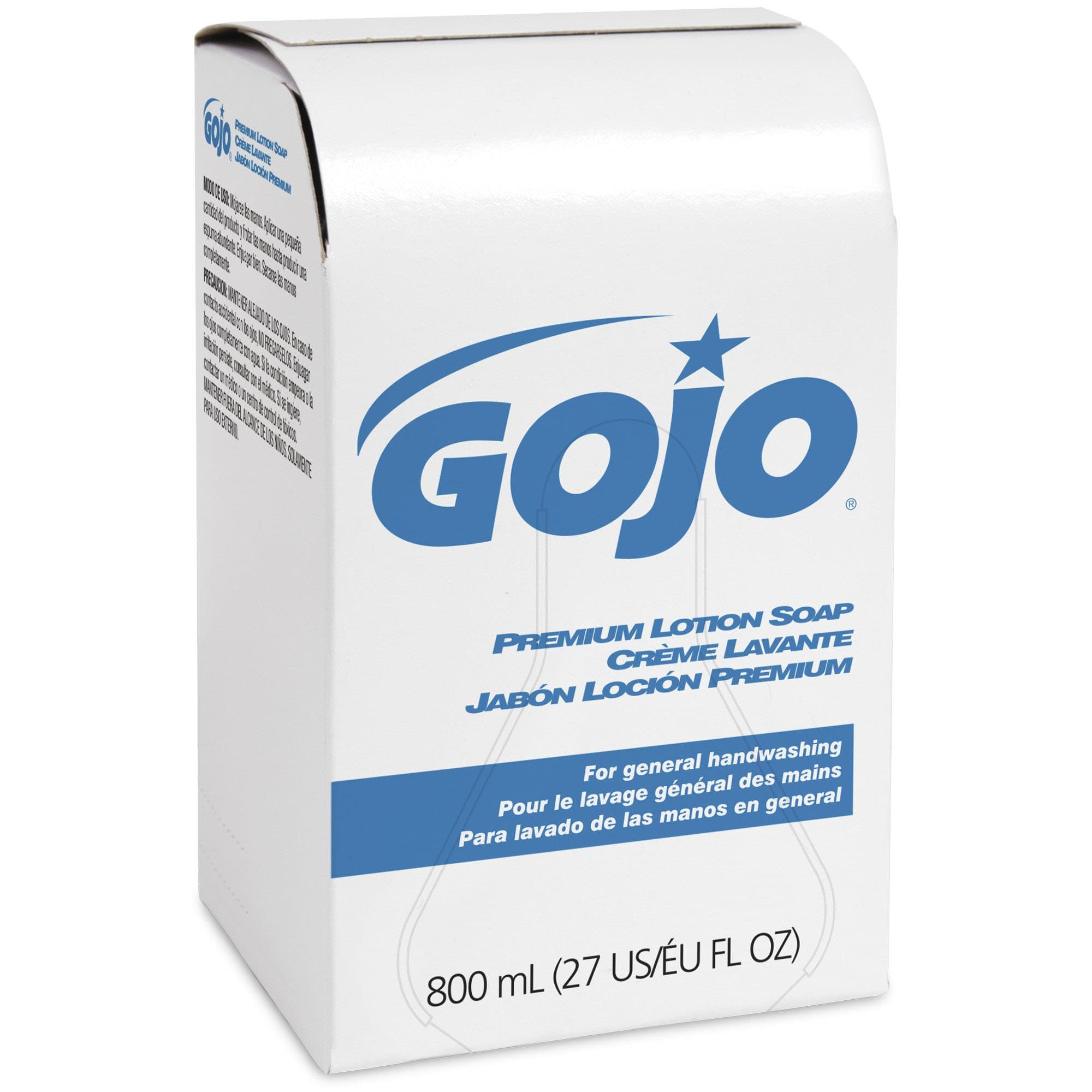 GOJO� Premium Lotion Soap Refill, Waterfall Scent, 800 ml - Case of 12 - Image 1