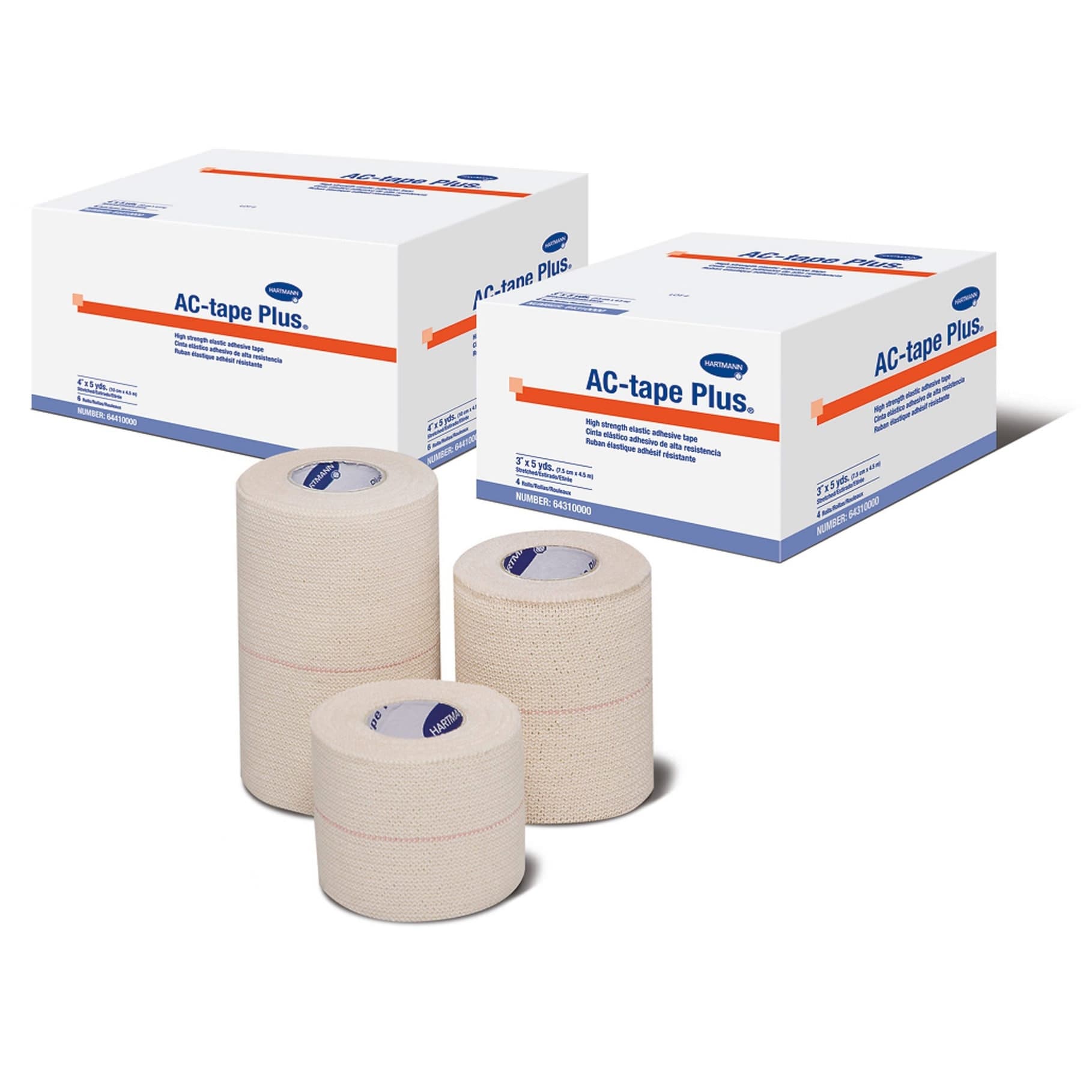 AC-Tape Plus High Adhesion Cotton Athletic Tape, Tan, NonSterile