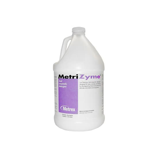 MetriZyme Dual Enzymatic Instrument Detergent Liquid Concentrate, Bottle, 1 Quart - Case of 4 - Image 1