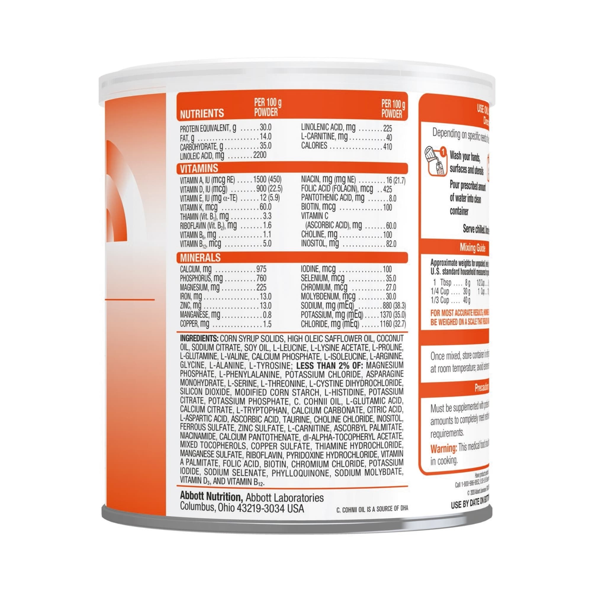 Abbott Hominex-2 Amino Acid Modified Medical Food - Image 2