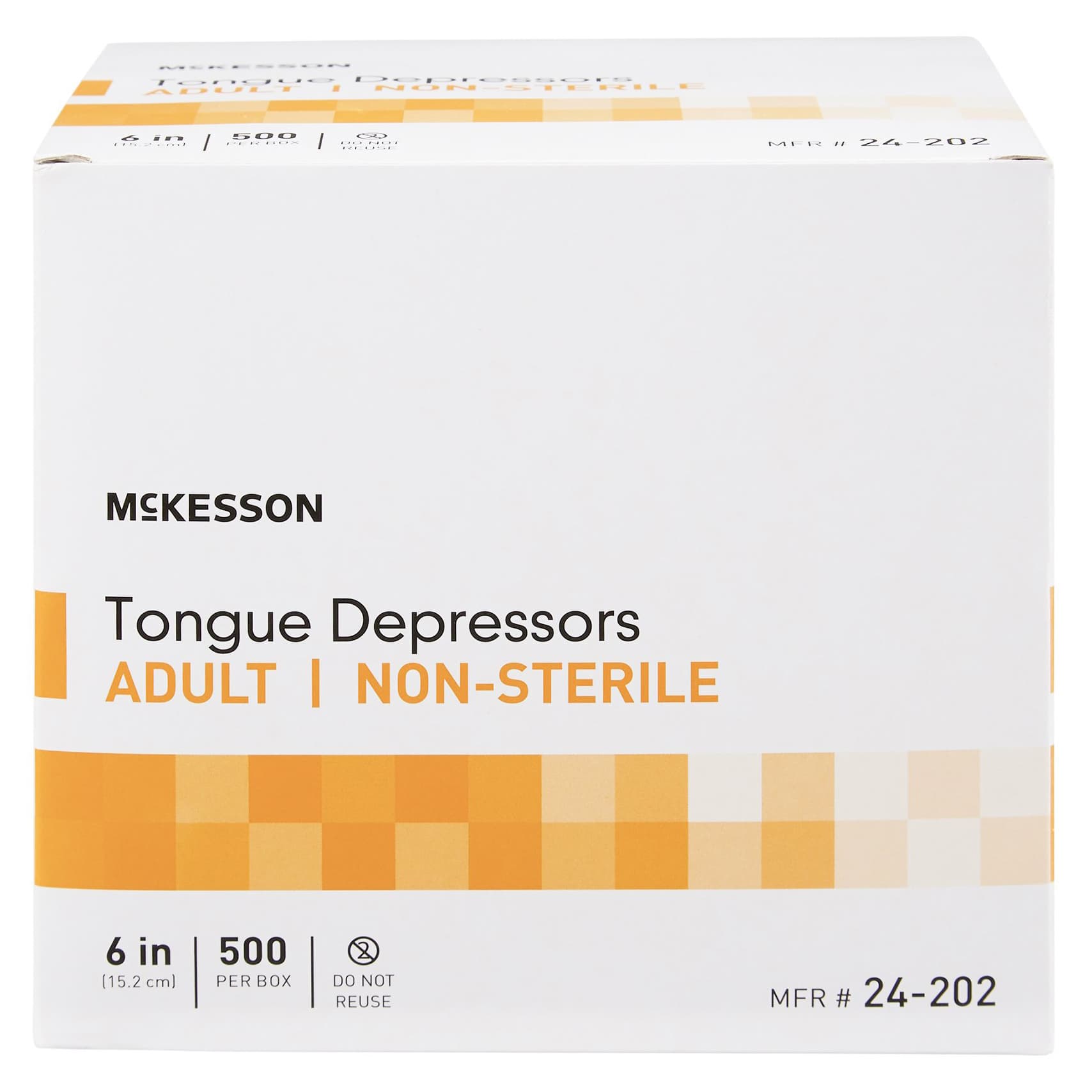McKesson Adult Unflavored Tongue Depressors, 6 Inch - Image 2