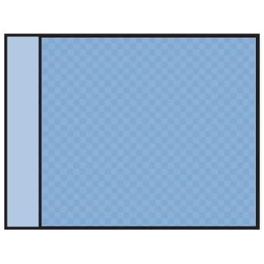 Medline Nonsterile Prep Pad with Cuff, 32 W x 38 L Inch - Case of 50 - Image 1