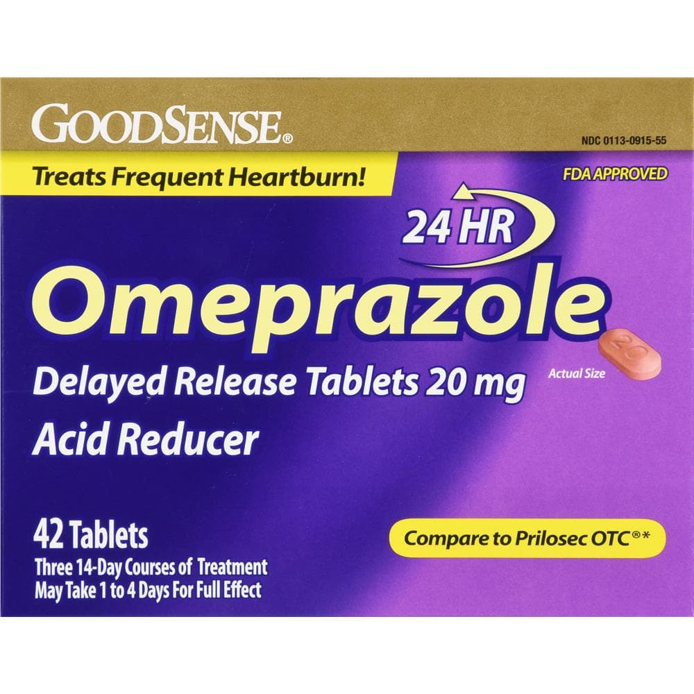 GoodSense Omeprazole Delayed Release Tablets - Image 1