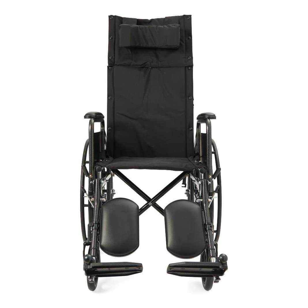 Guardian Manual Reclining Wheelchair 18"W x 18"D Seat with Full-Length Arms - Image 1