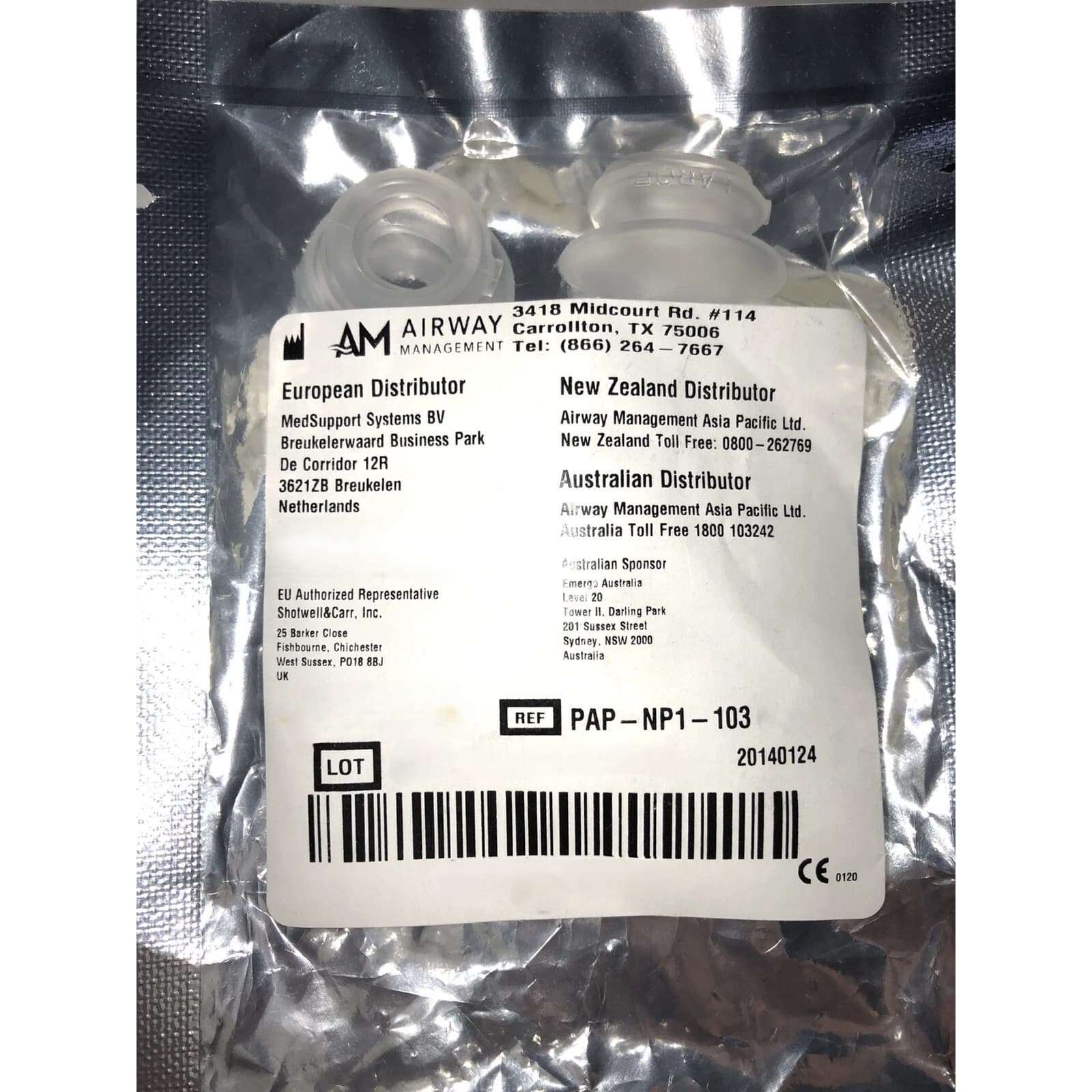 Airway Management Nasal CPAP Cushion, Large - Package of 20 - Image 1