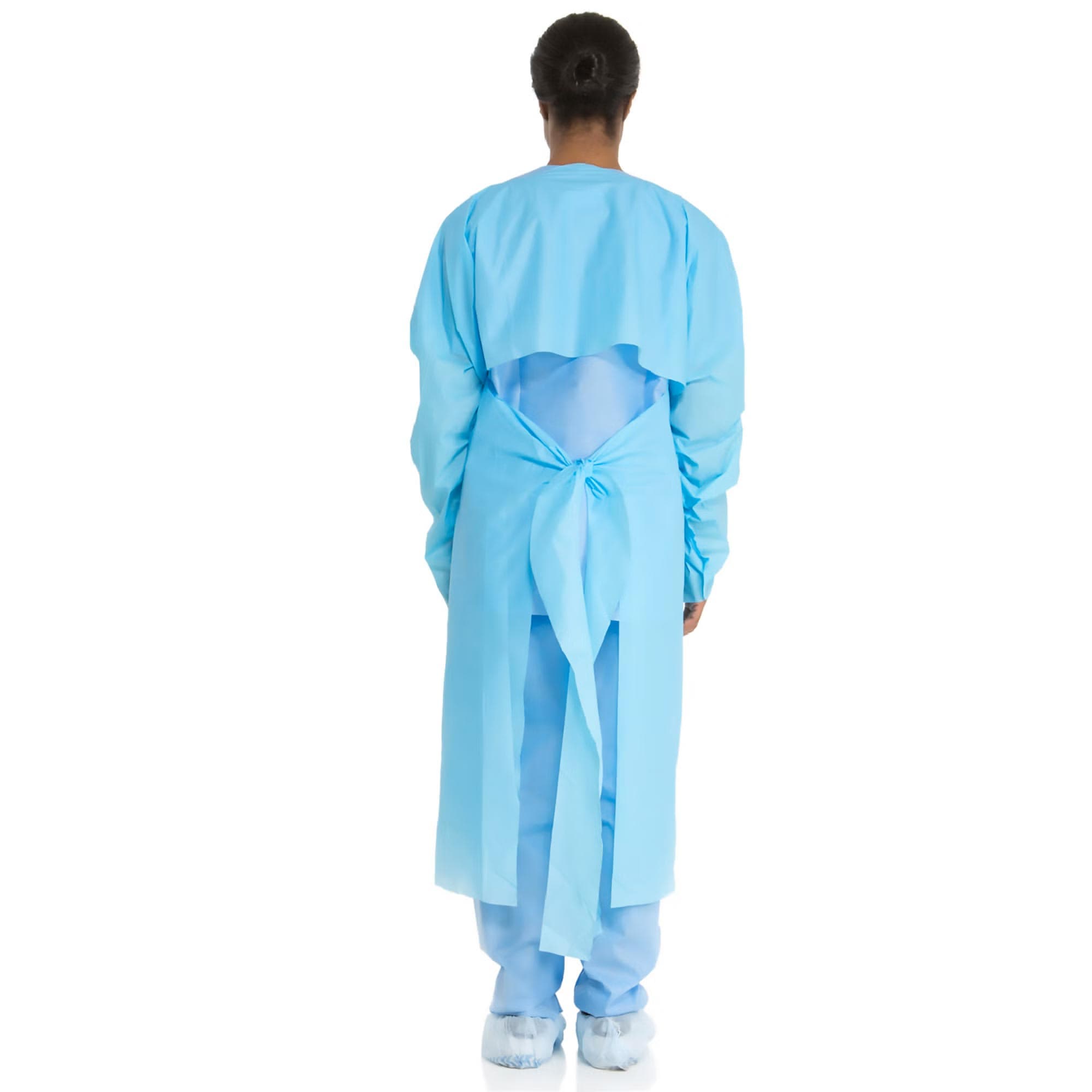 Halyard Protective Procedure Gown, Blue - Image 2