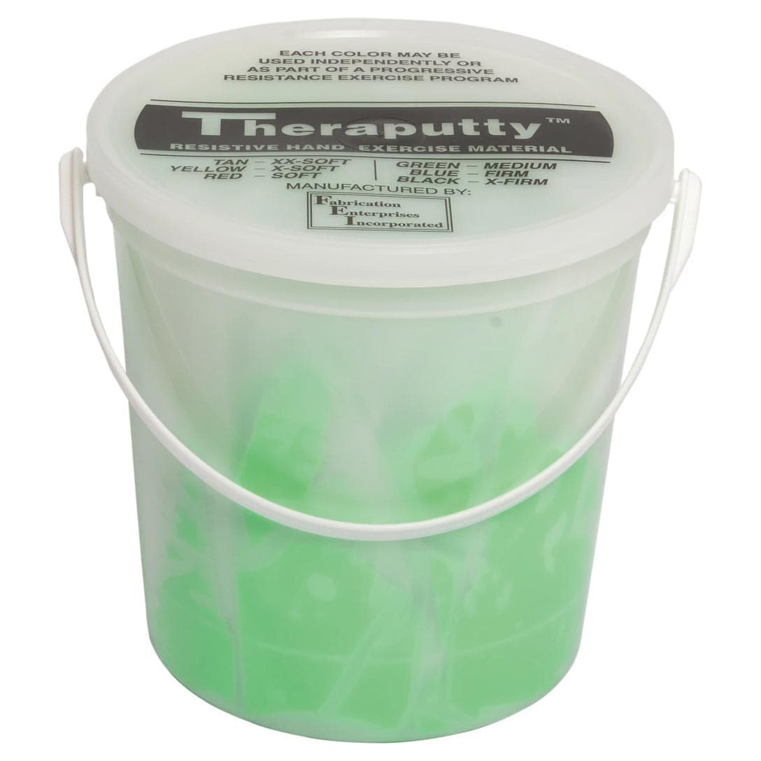 CanDo Antimicrobial Theraputty Exercise Material, 5 Lbs, Green, Medium - Image 1