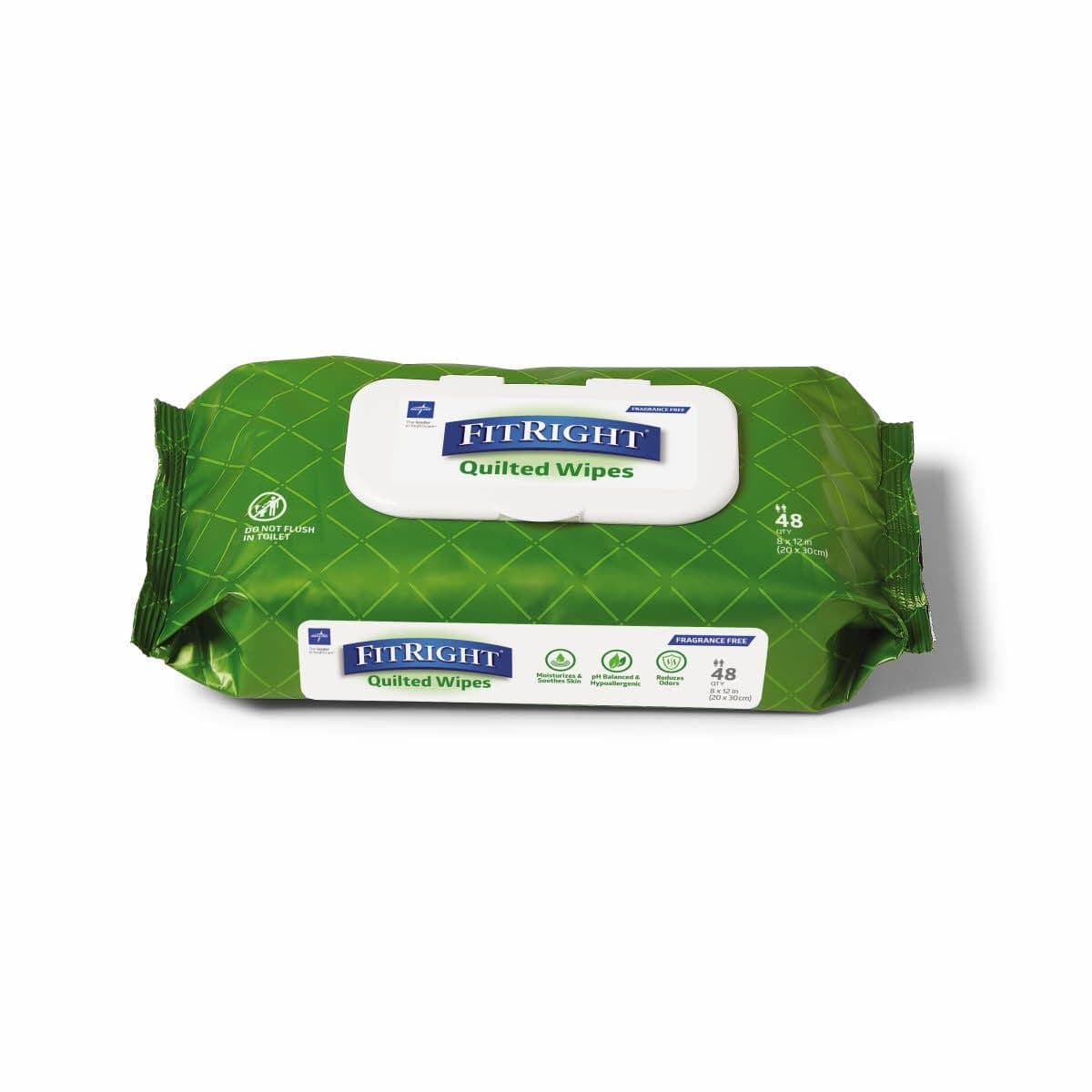 FitRight Aloe Quilted Personal Cleansing Wipes - Image 2