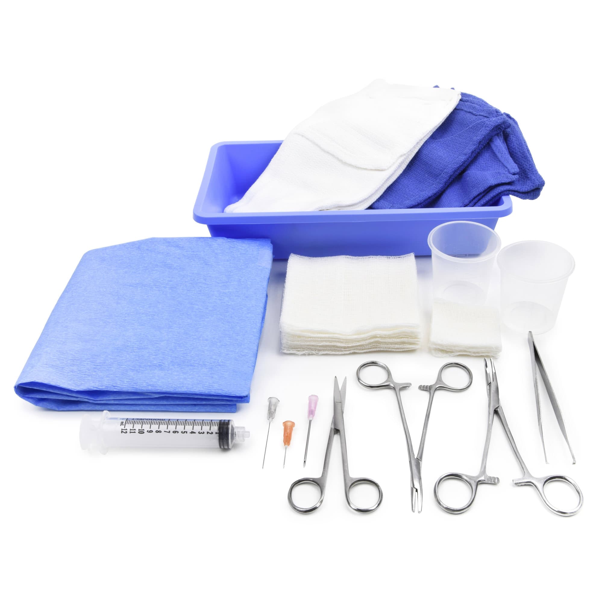 McKesson Laceration Tray Sterile, Stainless Steel Instruments - Each - Image 1