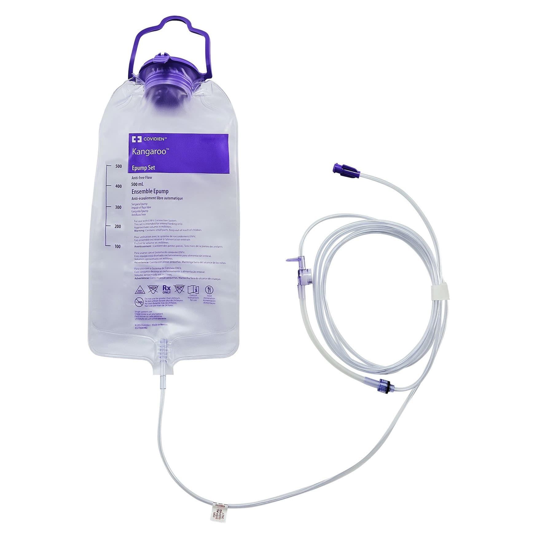 Kangaroo ePump Pump Set, 500mL - Case of 30 - Image 1