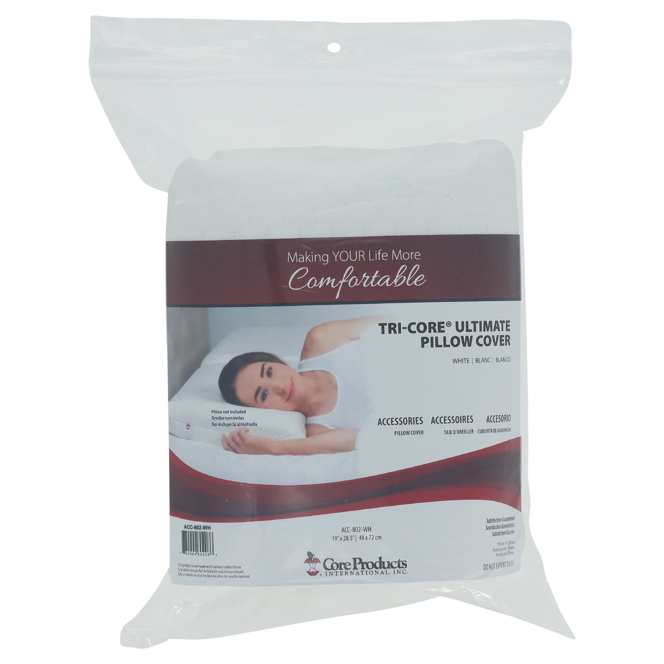 TriCore Ultimate Cervical Support Pillow Replacement Cover - Image 1