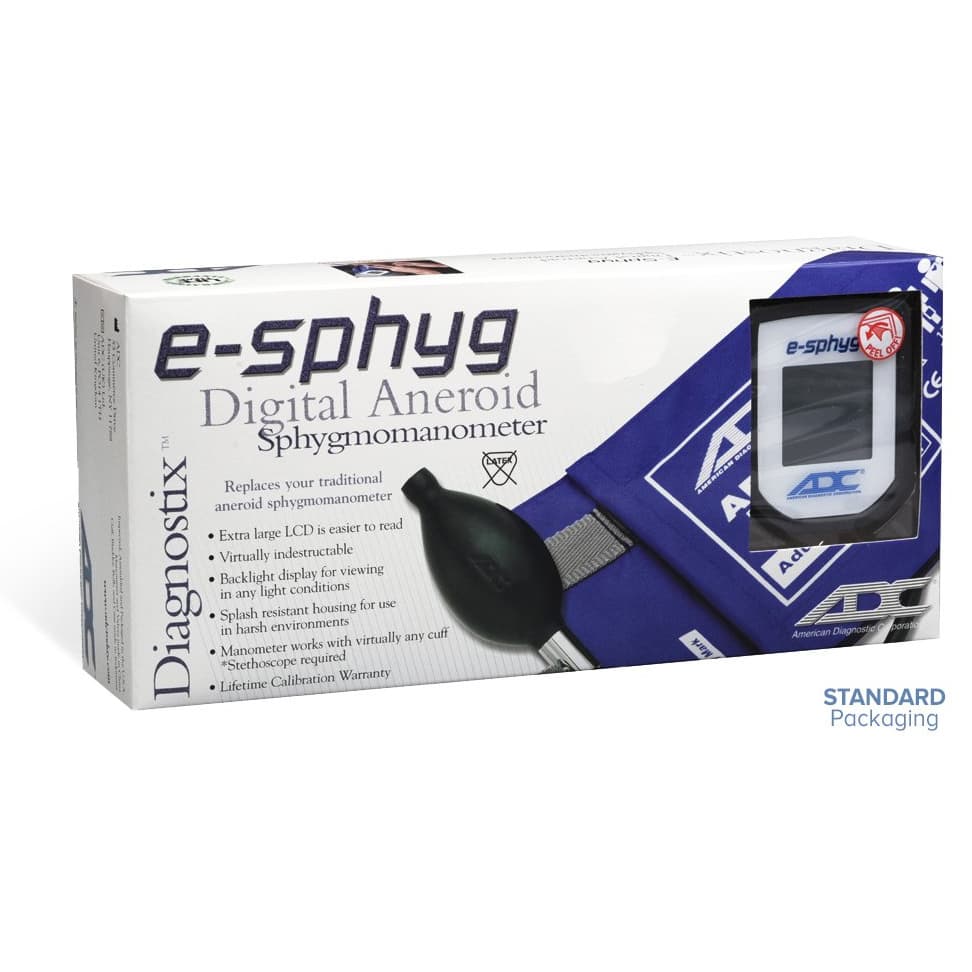 E-Sphyg Aneroid Sphygmomanometer, Adult Cuff, Royal Blue - Image 6