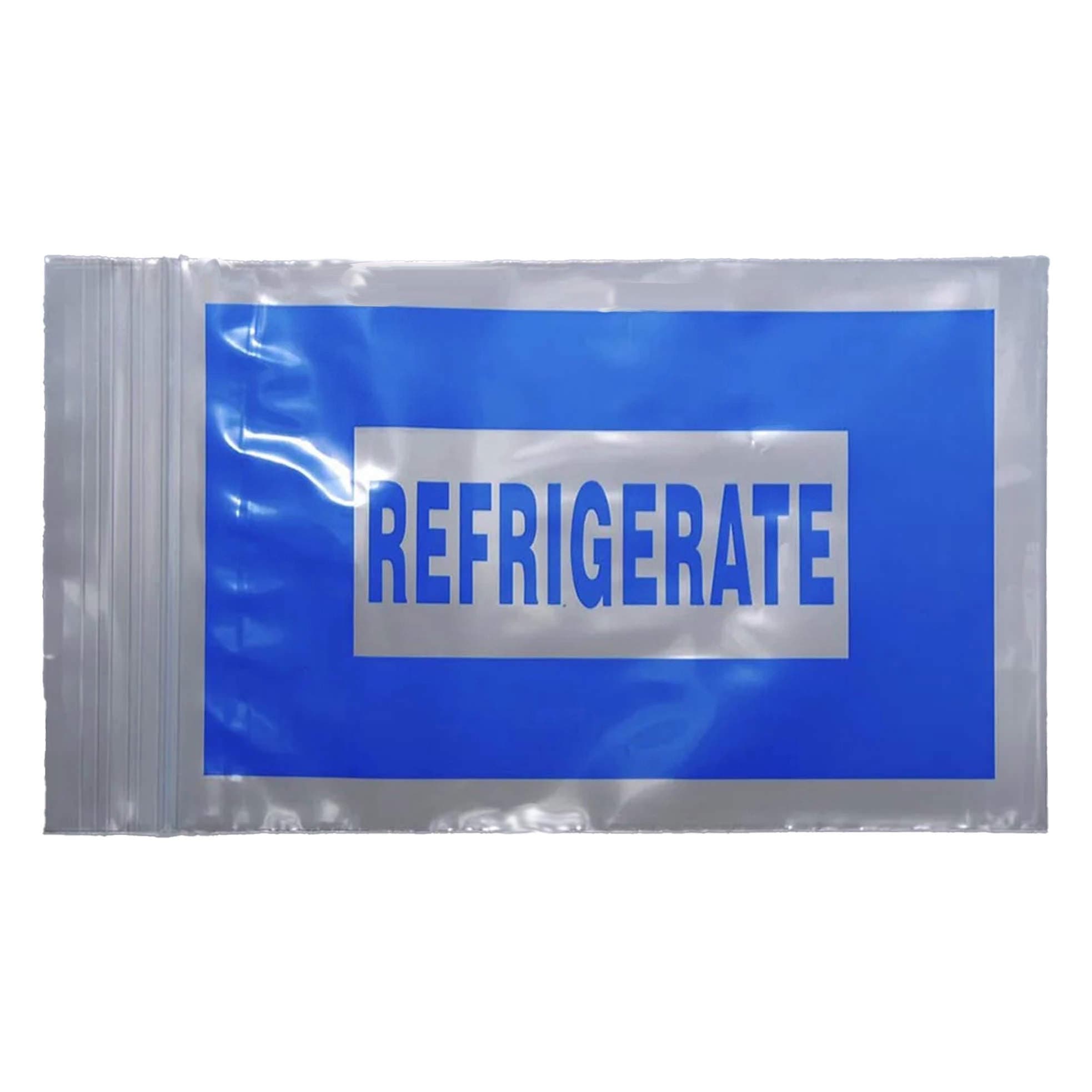 Elkay Plastics Reclosable Refrigerate Bag Clear-Blue 2 mil, 12 x 15 Inch - Package of 100 - Image 1